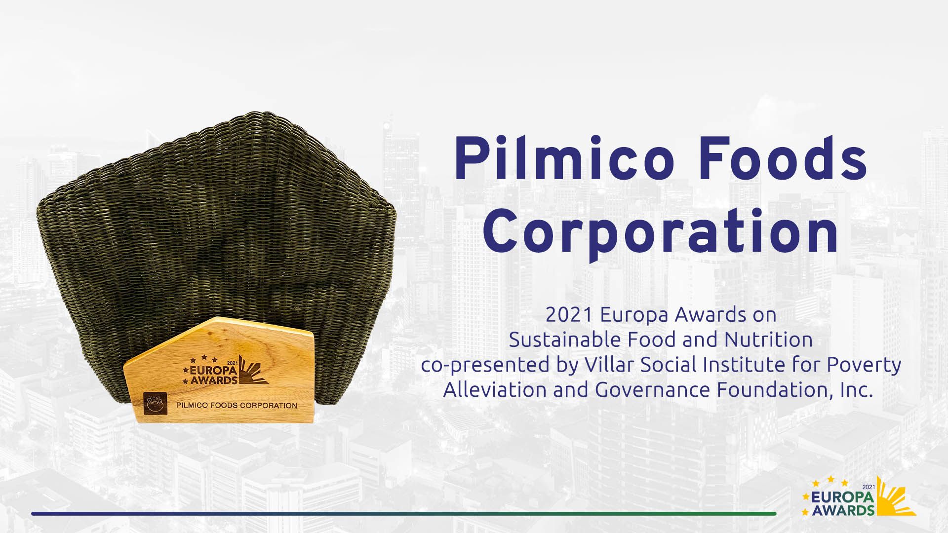 Pilmico’s Inclusive Corn Sourcing Program Wins At Inaugural Europa Awards