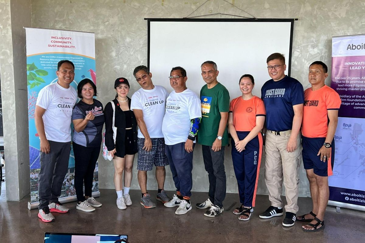 Volunteers from Seafront Residents, Aboitiz Land employees, Municipal Environmental and Natural Resources Office (MENRO) San Juan Batangas, MENRO Sariaya Quezon, Philippine Coast Guard, Barangay Calubcub Officials, and PNP San Juan