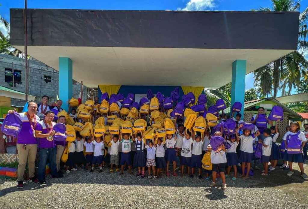 Learners of Dolho Elementary School in Bato, Leyte