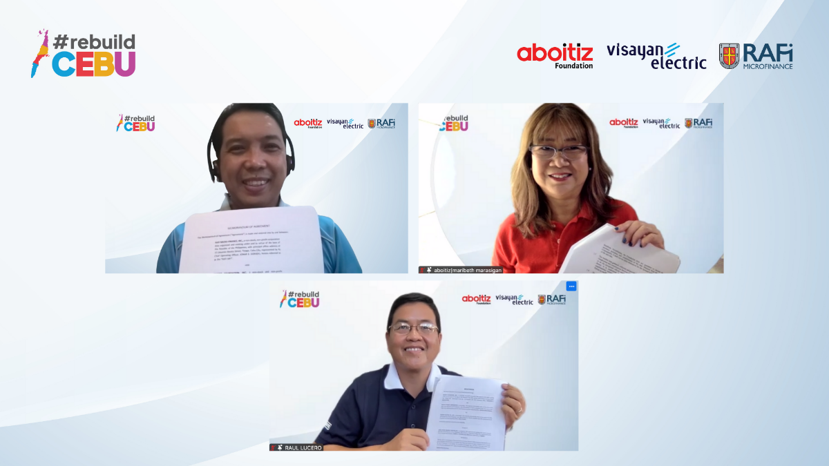 Aboitiz Group’s #RebuildCebu launches Livelihood Recovery Program