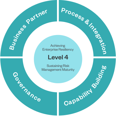 Level 4 Risk Management Maturity Diagram